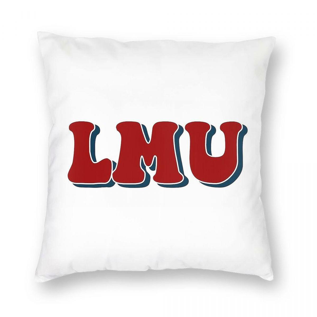 Lmu Loyola Marymount University Square Pillowcase Polyester Linen Velvet Pattern Decorative Pillow Case Sofa Cushion Case 30x30cm