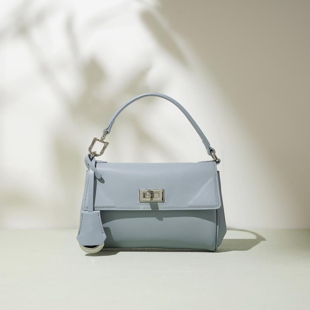 Nischendesign Kleine quadratische Tasche Modische High-End-Handtasche Lässige einfache Pendler-Umhängetasche Damen Schnallenverschluss Damentasche