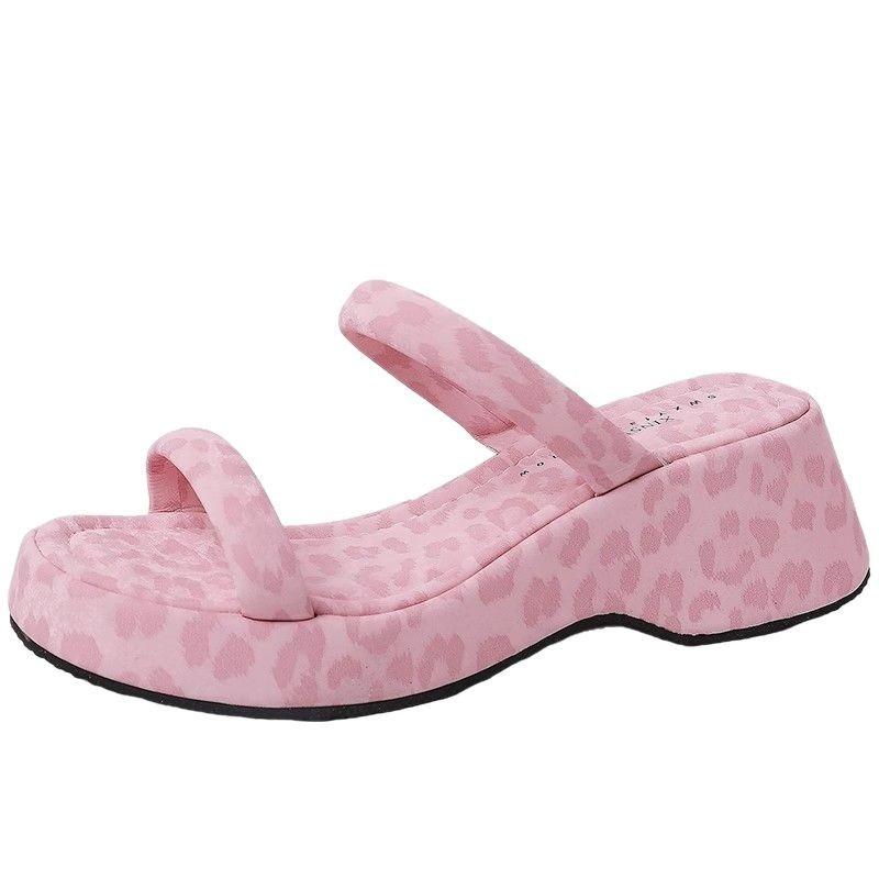 Small Crossbody Shoes Women's Shoes Fashionable Wedge Heels Slippers Casual Sandals