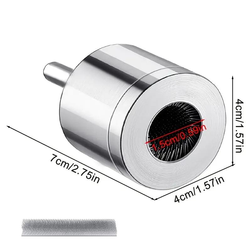 

1pc 15/22mm Copper Tube Cleaning Brush Multi-Purpose Plumbing Pipe Power Drill Metal Cleaning Tools With 1 Replace Brush