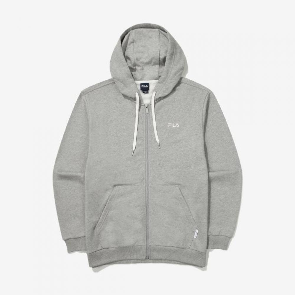 Fila Basic Zip Up Hoodie LIGHTMELANGE/95