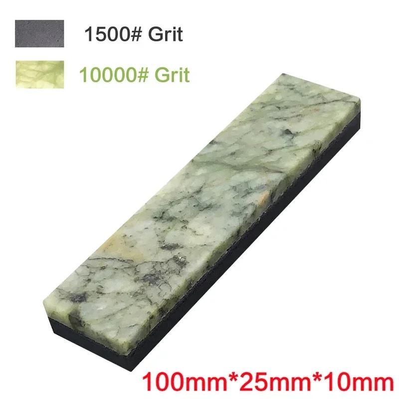 

Natural Green Agate sharpening stone Whetstone Fine Grinding Polishing Shaved bar kitchen knife sharpener honing tool10000 Grit S