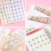 36Sheets Cute Colorful Number Letter Stickers Diy Stick Label Notebook Water Cup Decorative Journal Material Stickers