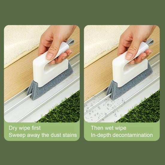 1/3Pcs Cleaning Brush Flexible Bristles Ergonomic Handle Gap Cleaning Brush Dual-Ended Design Narrow Gap Cleaning Tool