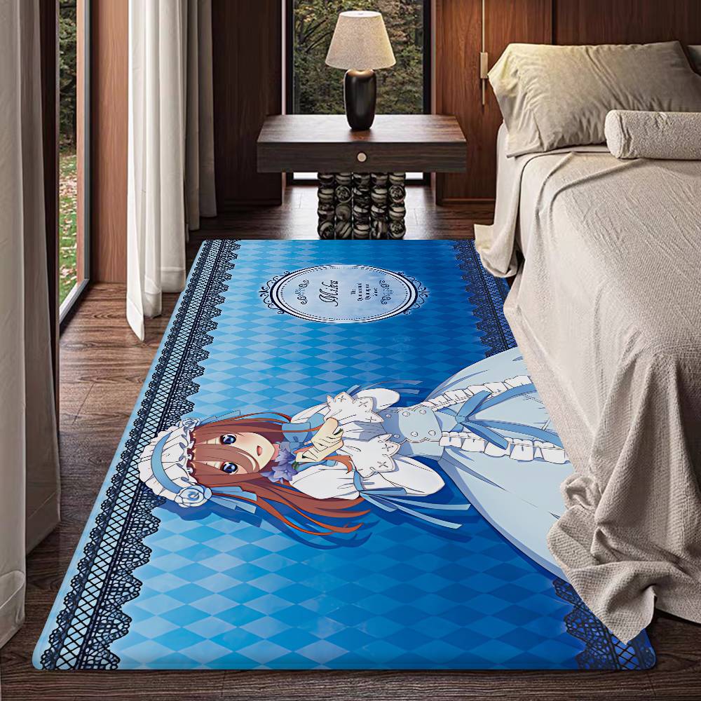 Anime The Q-Quintessential Q-Quintuplets Bathroom Mat Anti-slip Absorb Water Long Strip Cushion Bedroon Mat Welcome Doormat