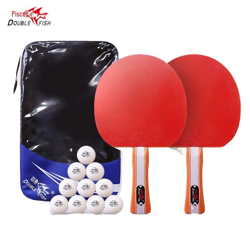 Double Fish Table Tennis Paddles and Sets