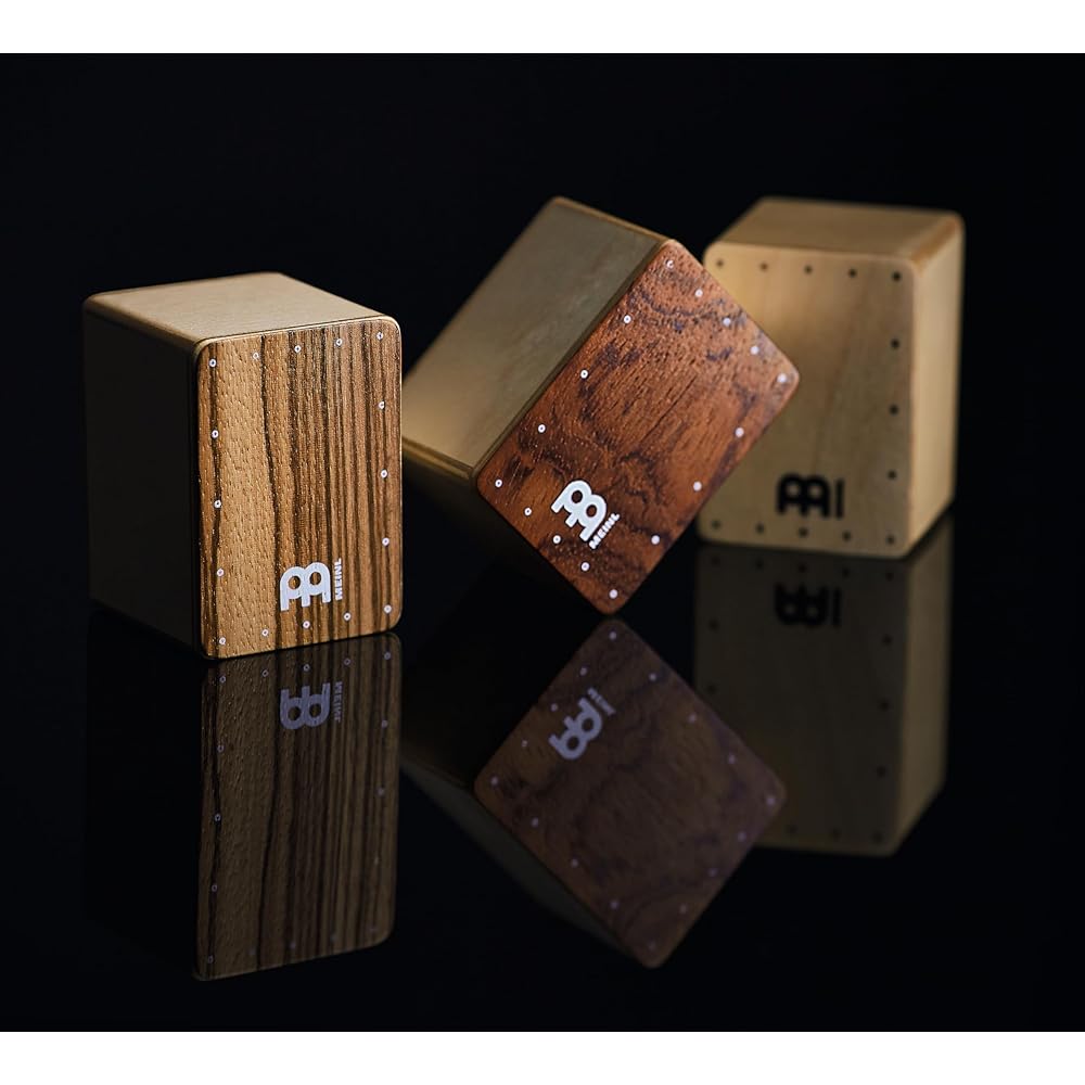MEINL Percussion Shaker Mini Cajon Style Shakers, Set of 3 (SH50-SET) [Official Japanese Product]
