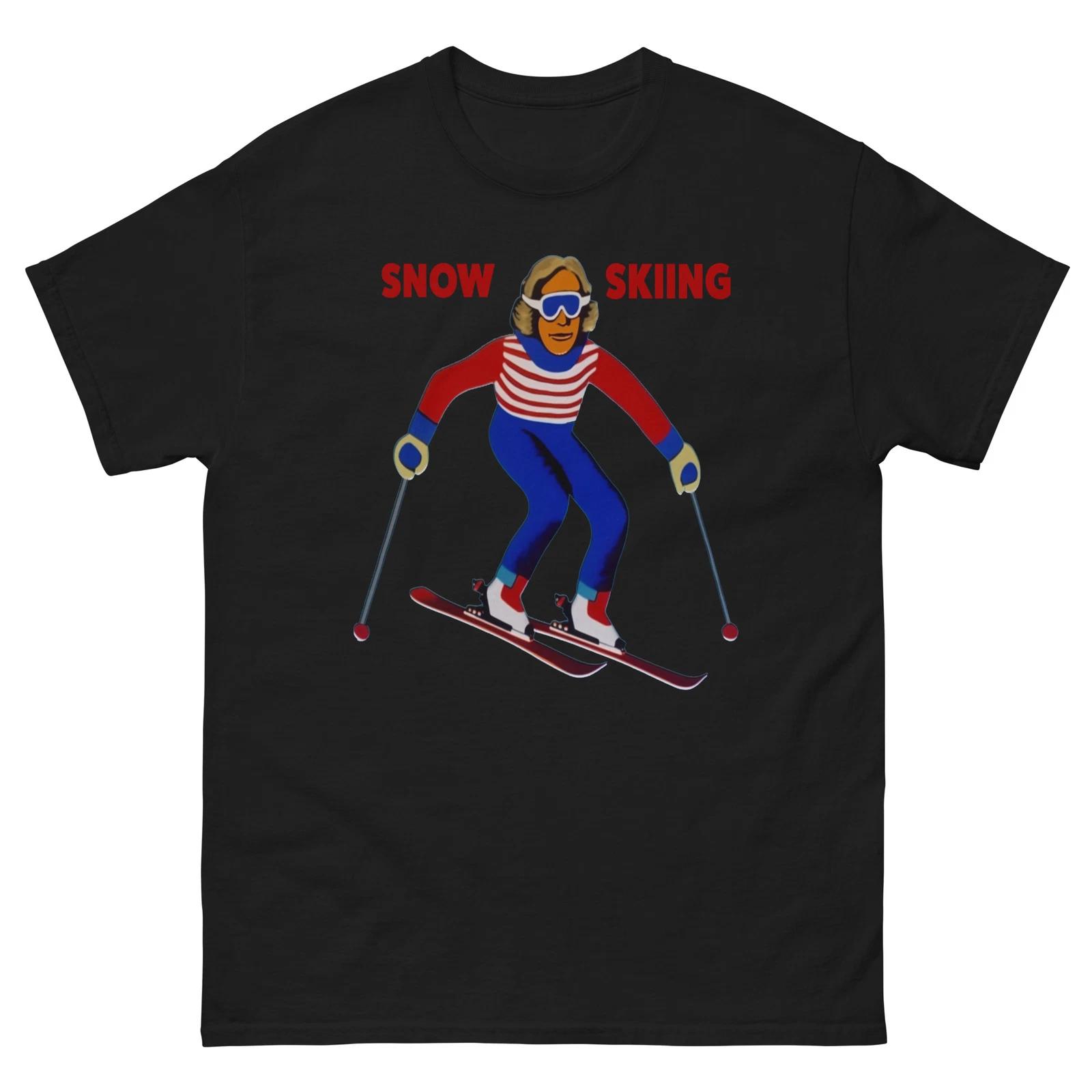 

Snow Skiing T-shirt, Funny Winter Design, Gaper Day, Funny T-shirt, Gift Idea M