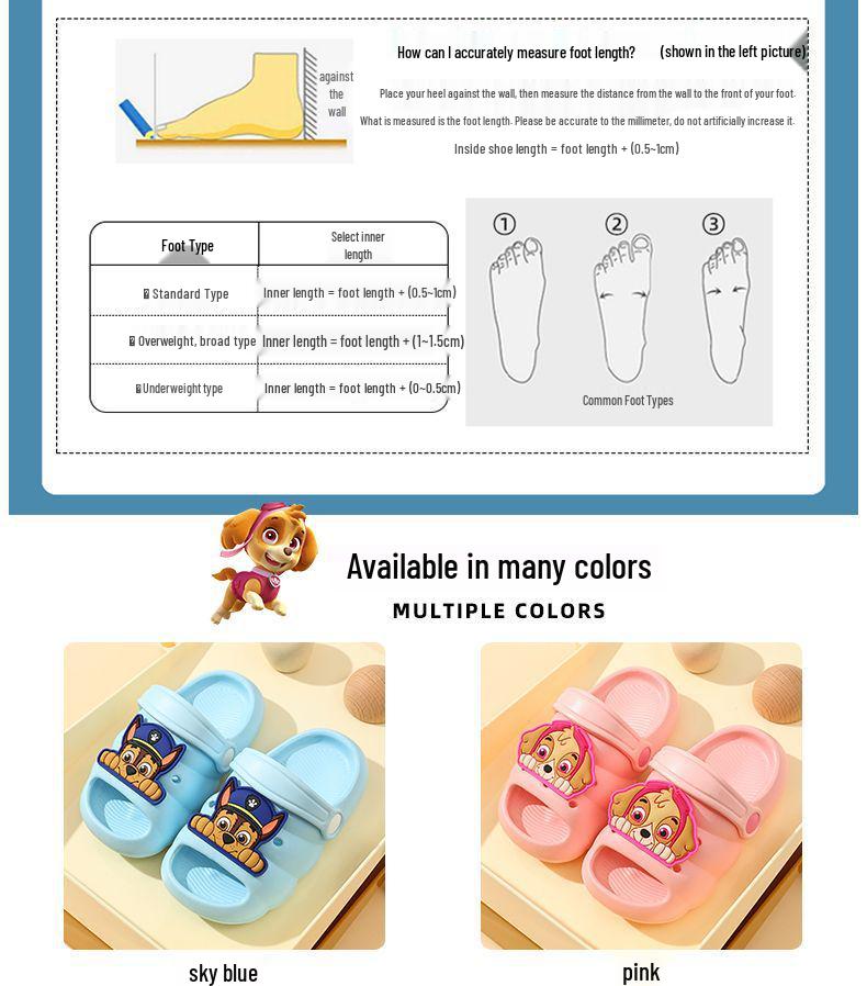 Paw Patrol Lightweight Summer Sandals for Kids