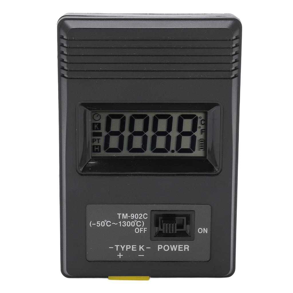 Tm?902c Industrial LCD Display Digital Sensor Thermometer with Curved Shank Surface Thermocouple