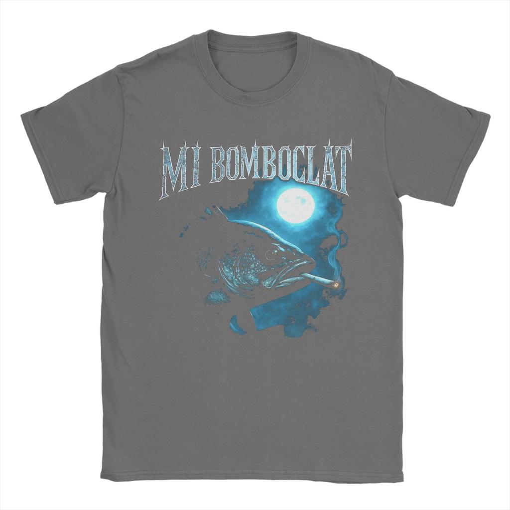 Mens Womens Funny Bomboclat Fish Meme Shirt Pure Cotton Graphic Printed T-Shirt Clothing Outfits