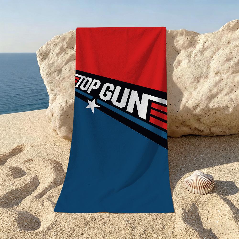 Movie T-Top Gun M-Maverick Beach Towel For Beaches Yoga Studios Gyms Hot Springs Swimming Pools And Picnics