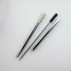 Office Supplies Stainless Still Commercial Ballpoint Pen Rod Rotating Metal Ball Pen Slender
