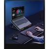 2 porturi USB Pad de răcire pentru laptop Lumini LED Cooler pentru laptop de gaming Suport de răcire portabil RGB cu ventilator pentru 15,6-17,3 inci