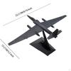 1:144 Aircraft Jet Model Airplanes Gift Simulated Tabletop Decor Planes with Display