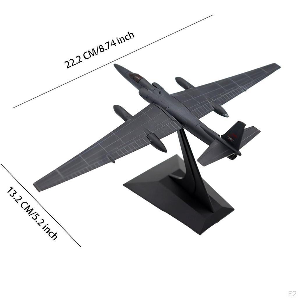 1:144 Aircraft Jet Model Airplanes Gift Simulated Tabletop Decor Planes with Display