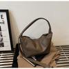 IELGY Trendy Large-Capacity Korean Retro Fashion Dumpling Bag Casual One-Shoulder Diagonal Bag