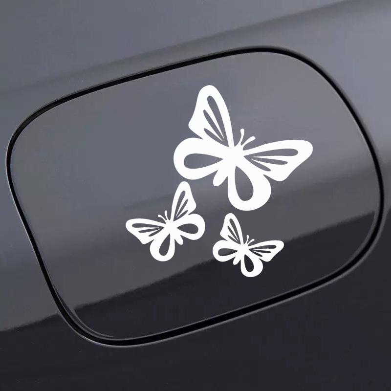 LYKX Car Stickers Butterfly Vinly Sticker for Auto Car Accessories Styling Butterfly Decals Car Decoration Accessories Decal
