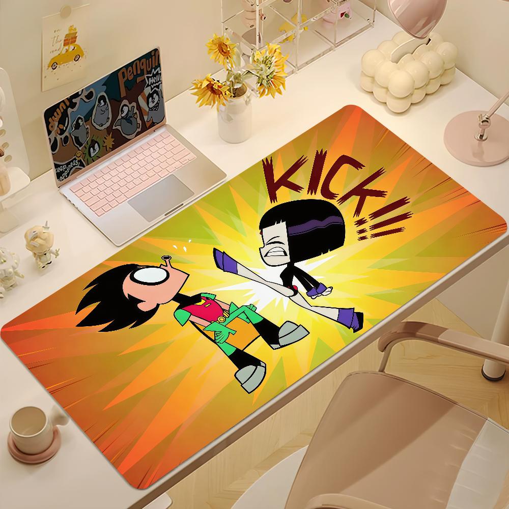 Cartoon TTeen Titans Mouse Pad Fashion Large NonSlip Lockedge Desktop Computer Desk Mat Keyboard Mousepad Office Gamer Student