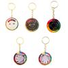 360 Degree Rotating Compasses Keychain Portable for Hiking Camping