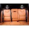 2Pcs Polyester Car Headrest Covers Halloween Horror Artwork, Decorative Covers Vehicle Headrests Protector for Interior Styling
