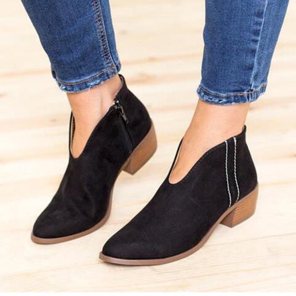 Autumn and winter new suede boots Chelsea boots Martin boots European and American short boots and bare boots