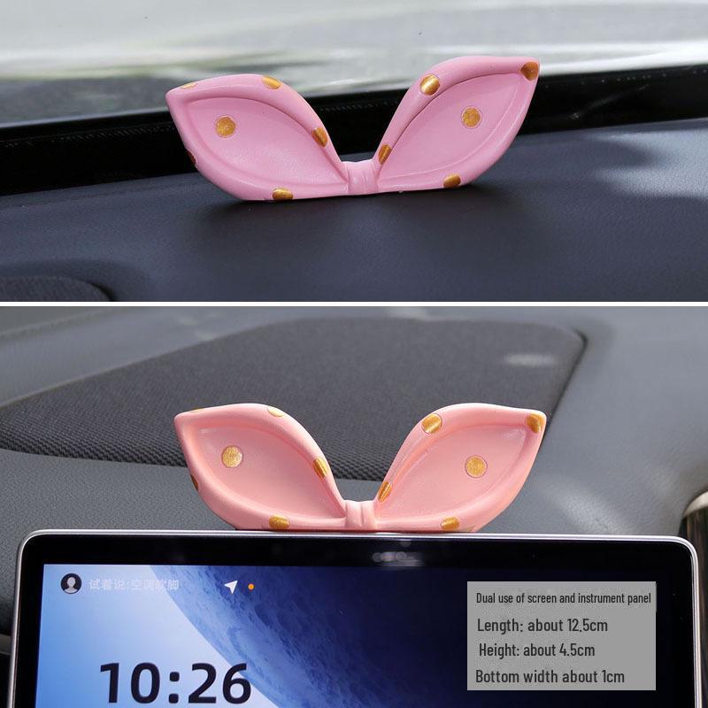 

Симпатичный бант для консоли автомобиля в виде сбежавшей принцессы из смолы 12x4CM