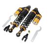Amortizor cu Arc Dublu Furcă Dreaptă/Rotundă Aur&Negru 320mm Universal Amortizor Aer Suspensie Spate Scuter Motocicletă Off-Road Gokart Quad ATV Motocicletă