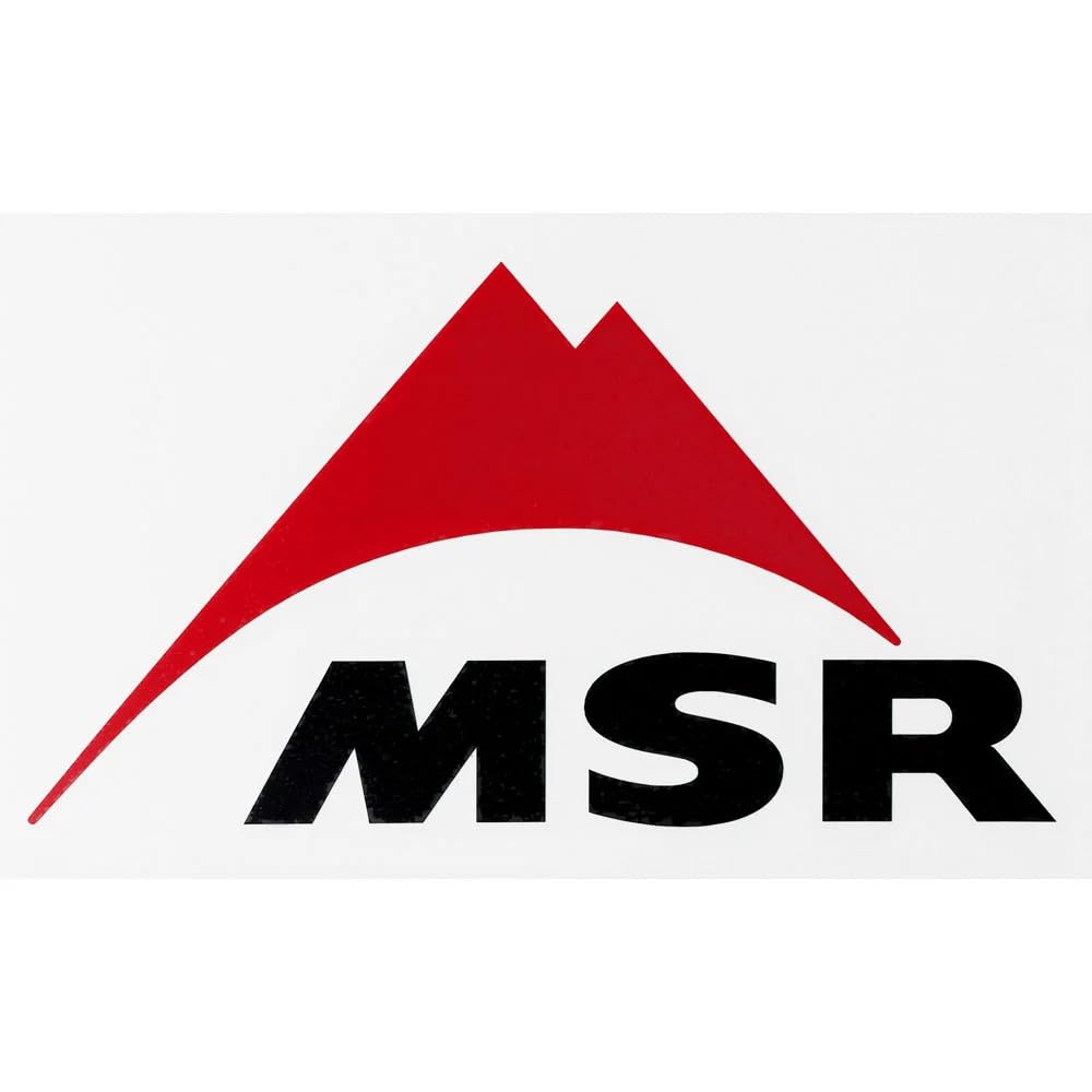 

MSR 36909 Outdoor Camping Decal Sticker M, Red/Black чёрный