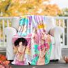 Saja Boys Theme Printed Blanket - Perfect for Couch, Bed, Travel & Outdoor Use | Machine Washable, Cozy & Durable.