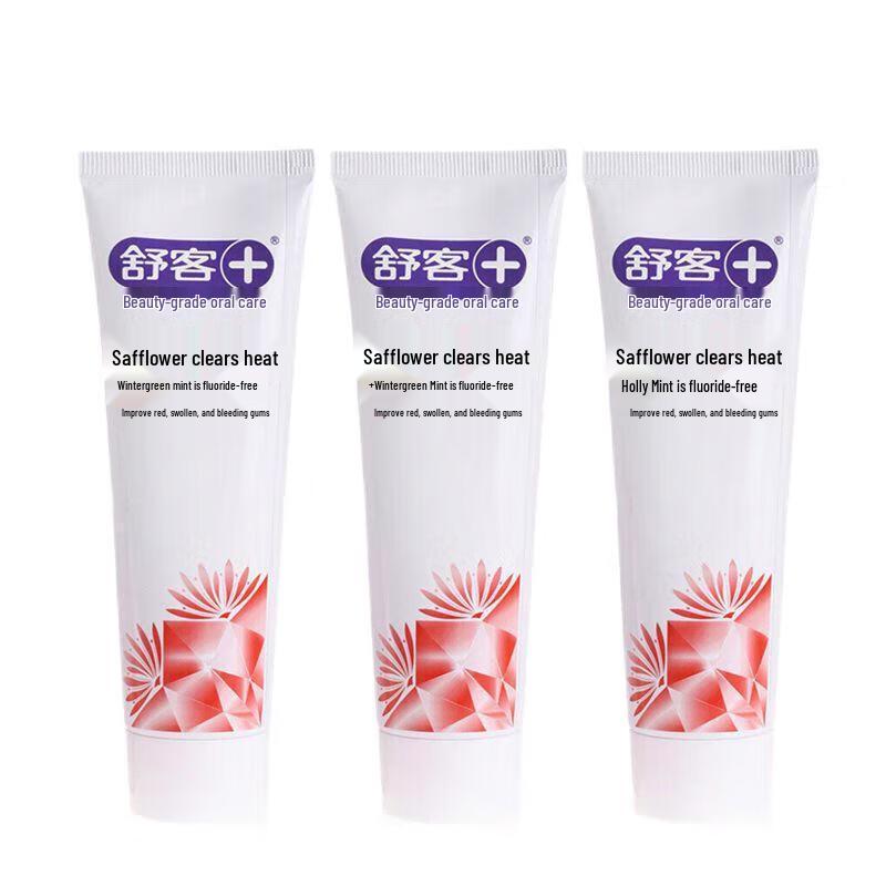 Saky Safflower Fresh Breath & Whitening Toothpaste (3x120g)