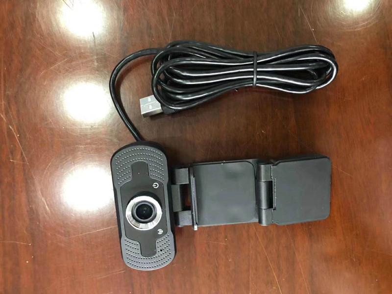 HD USB Webcam with Mic for Laptop - Driver-Free Live Streaming & Online Teaching