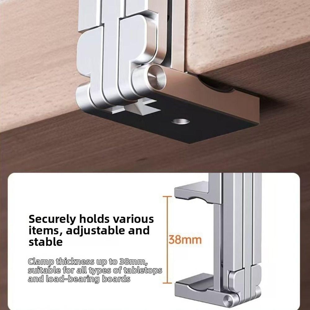 Adjustable Bracket Portable Phone Stand Foldable Desk Phone Clip Bracket  for Home