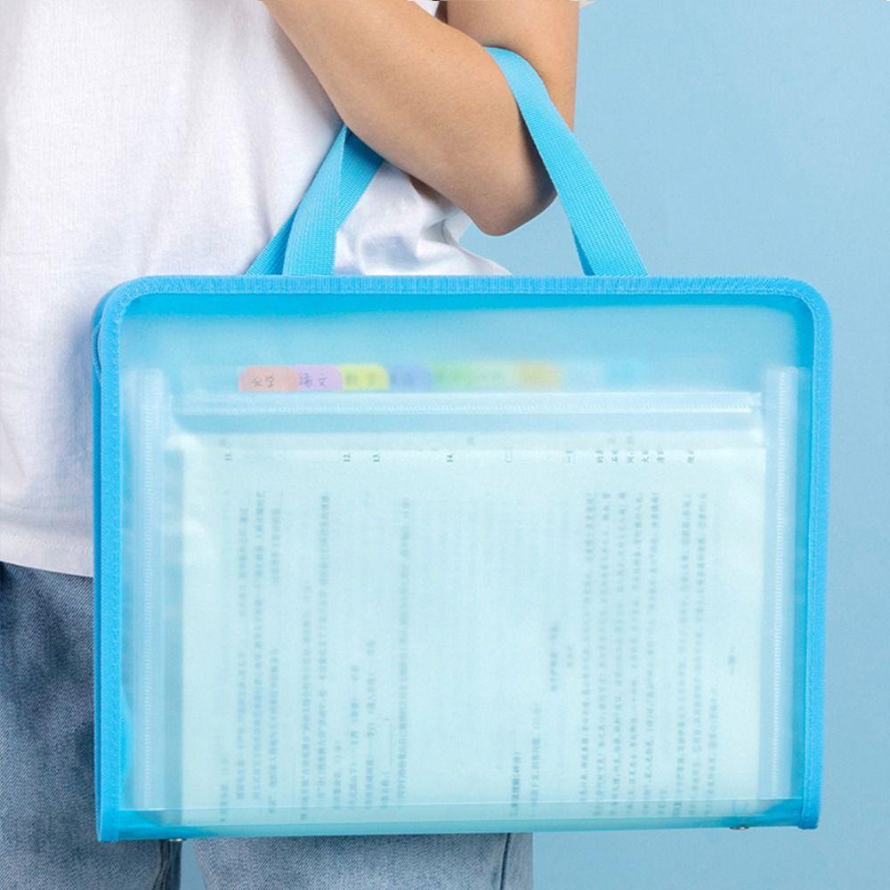 Business Handbag A4 Organ Bag High-capacity A4 File Folder Portable Test Paper
