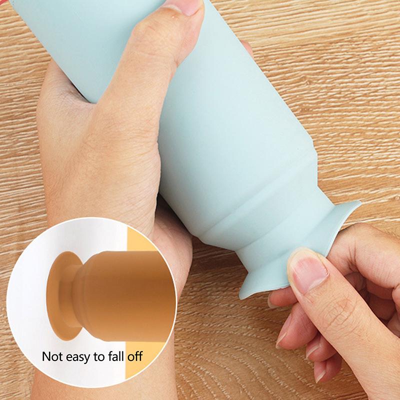 1Pcs Silicone Pencil Case Large Capacity Student Pen Pencil Bag Makeup Pocket Folding Pen Pouch Pencil Holder School Supplies