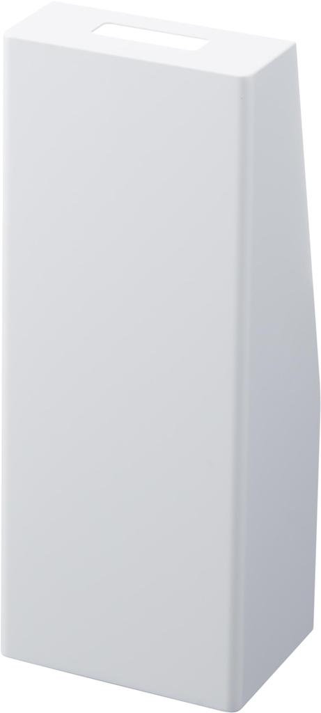 Yamazaki Tower Fire Extinguisher Stand, White, Approx. W21 x D15 x H52cm, Includes Fire Extinguisher Cover and Label, 1955