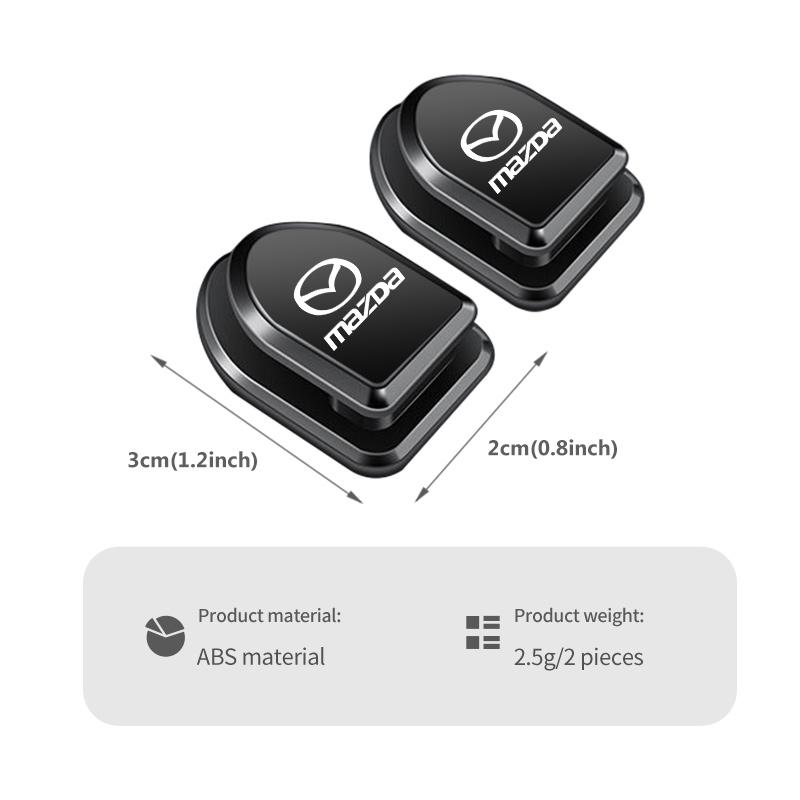 For Mazda Car Hook Organizer Storage Hanger USB Cable Headphone Key Storage Adhesive Hooks 2 3 5 6 Axela Atenza Speed 6 CX3 CX4