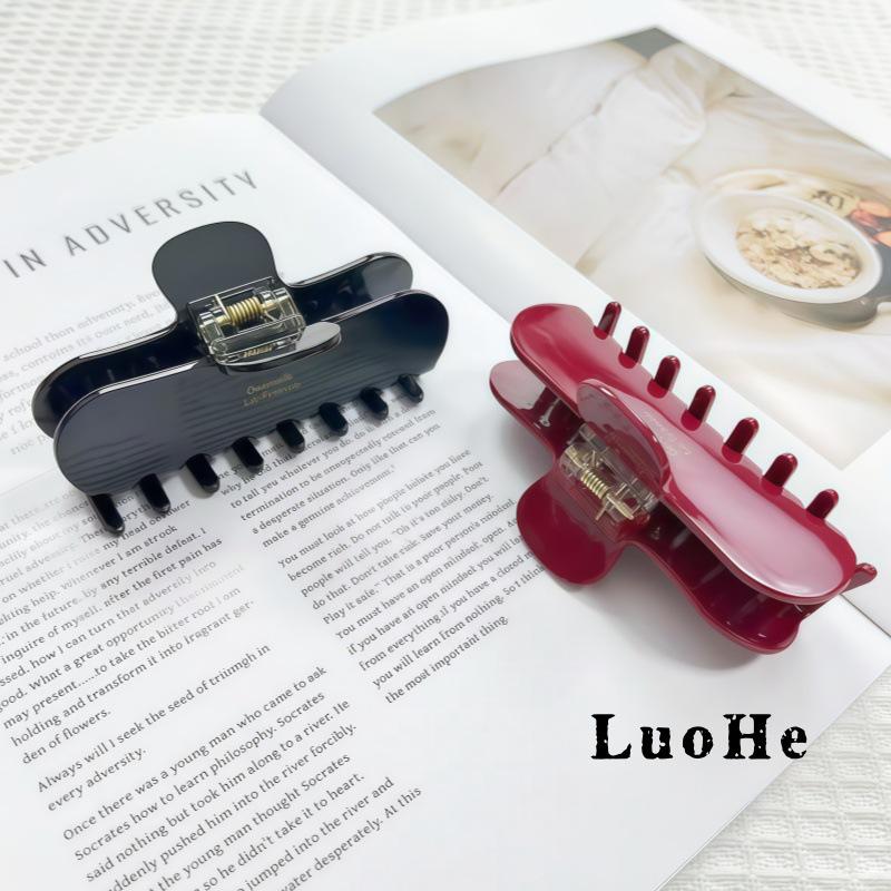 Luohe Minimalist Korean Style Acetate Women's Hair Claw Clip