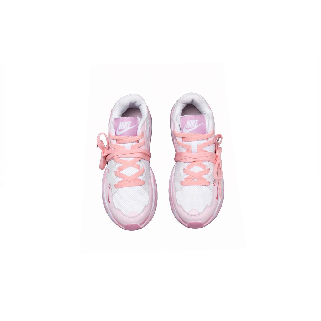 Nike Air Max Fusion Cushioning Abrasion Resistant Breathable Low top Casual City Commuting Running Shoes Women's Pink CJ1671-107(Team348-)