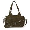 Casual Tote Solid Color Zipper Buckle Casual Tote 2026 High Quality Motorcycle Style Bags Durable Commuting Cool Shoulder Bags