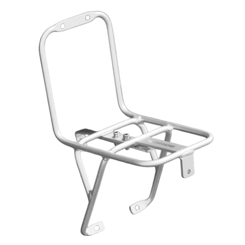 Folding Bike Front Rack Aluminum Alloy Front Bicycle Pannier Rack Light Weight Luggage Carriers for Commuting and Travel