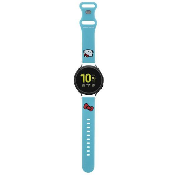 Hello Kitty Universal Strap HKUWMSCHBLB Silicone Kitty Head Blue/Blue 20mm