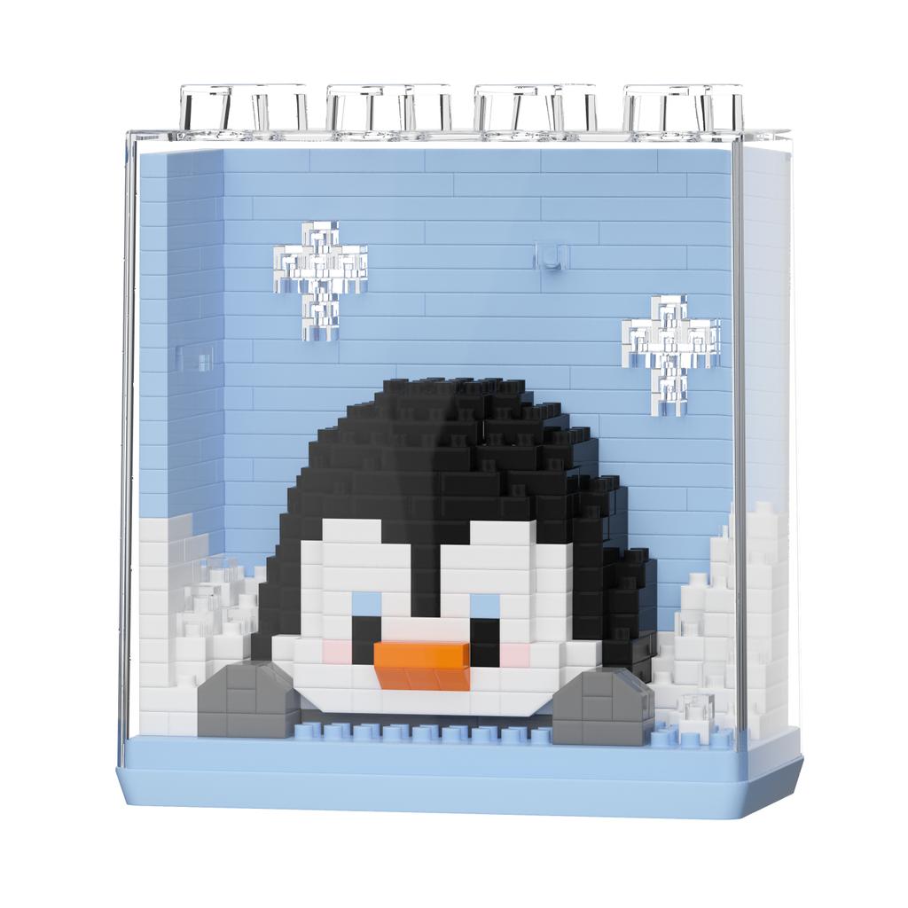 Non-Toxic Cute Animal Micro Panda Model Building Block Kids Mini Pets With Display Box City Cartoon Animal Diamond Bricks Toys