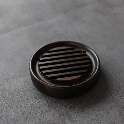 Ebony Tea Trays and Platters Wood Teapot Holders