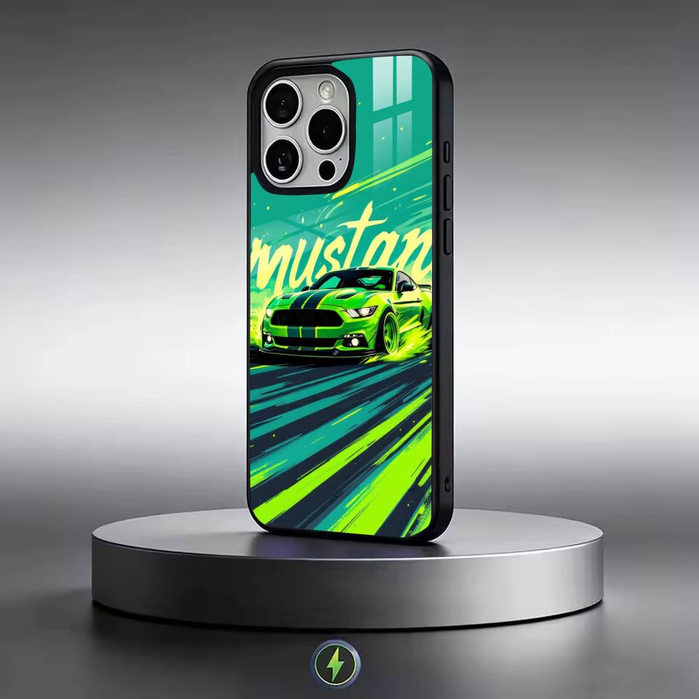 Drift Sports Car Male Mens Phone Case For iPhone17,16,15,14,13,12,11 Plus,Pro Magnetic with Magsafe Wireless Charging iPhone14ProMax