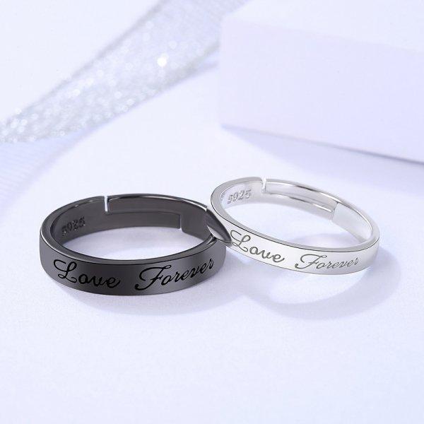 

New Trendy Luxury Couple Rings for Women Men Dazzling Square Zirconia Delicate Ring Wedding Valentine s Day Romantic Zircon resizable