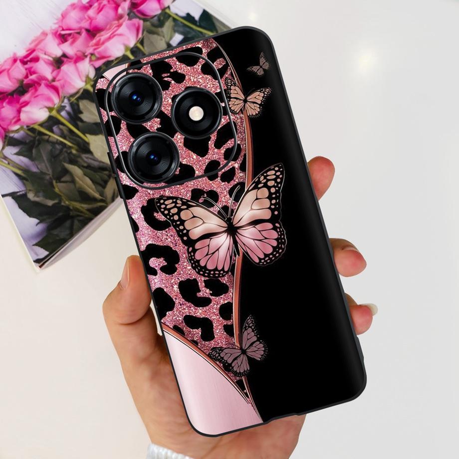For Tecno Spark 10 10c 10 Pro Phone Case Spark10 KI5k KI5m KI5q KI7 Back Cover Soft Transparent TPU Slim Funda Dragon Astronaut