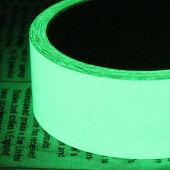 10m Self Adhesive Luminous Photoluminescent Tape Glow In Dark Home Warning Decor