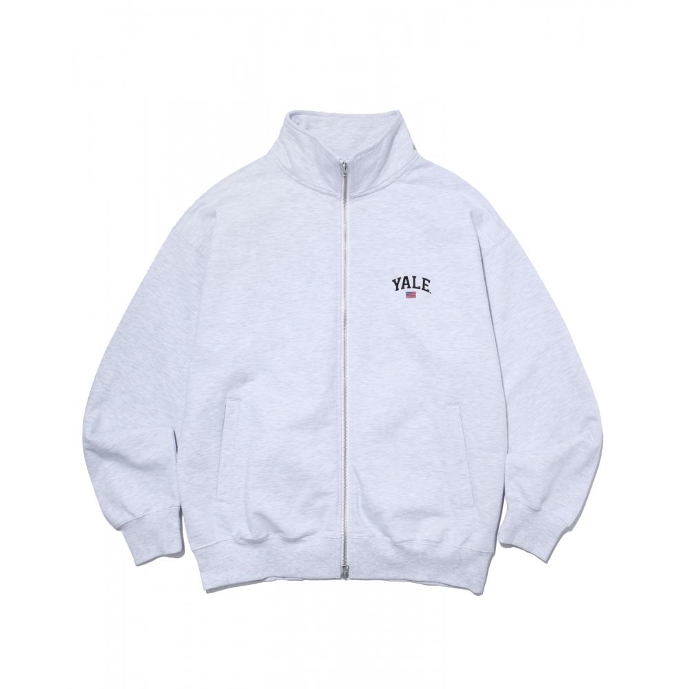 

YALE 2 TONE ARCH USA ZIP UP JACKET GRAY