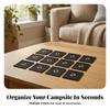 12 Pieces Awning Track Tab Heavy-Duty Hardware Flexible for Campers